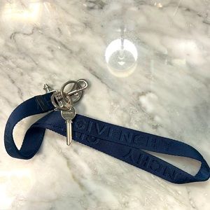 Givenchy lanyard with blank Givenchy key